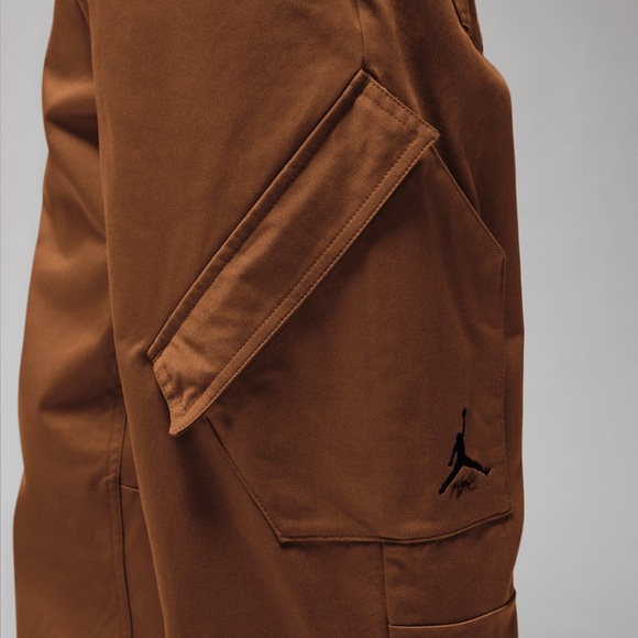 Air Jordan Essentials Chicago Cargo Trousers FB7305-281 Tan Men's Size Small - Picture 3 of 10